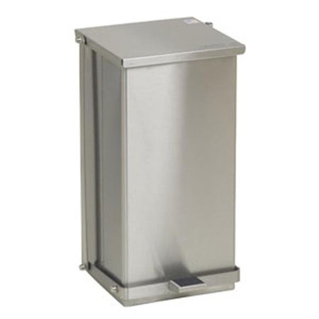 DETECTO Detecto Stainless Steel Step-On Waste Can Receptacles - 32 Quart Capactiy Detecto-C-32